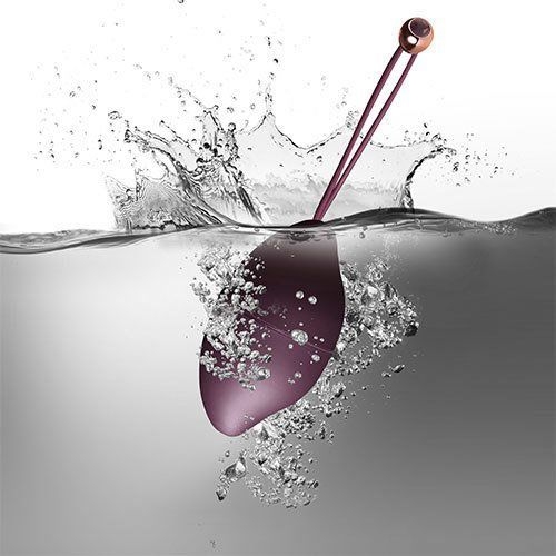 Віброяйце фіолетове Rocks Off Ro-Duet Rose Gold - 3