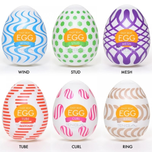 Мастурбатор яйце білого кольору Upko Tenga egg mesh - 3