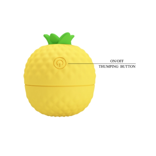 Клиторальный пульсатор желтый Lybaile PRETTY LOVE Pineapple Secret - 7