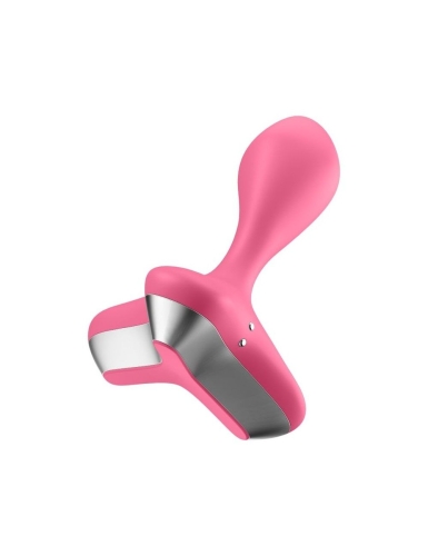 Анальна пробка з вібростимуляцією силіконова рожева Satisfyer Game Changer - 1