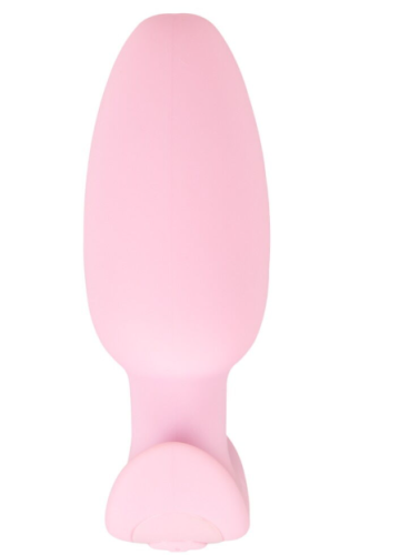 Анальна вібропробка рожева Soft Silicone Vibrating Mini Butt Plug - 8