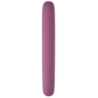 Вагинально клиторальний вибратор двухсторонний фиолетовый Sweet Em Velvet Lure 
