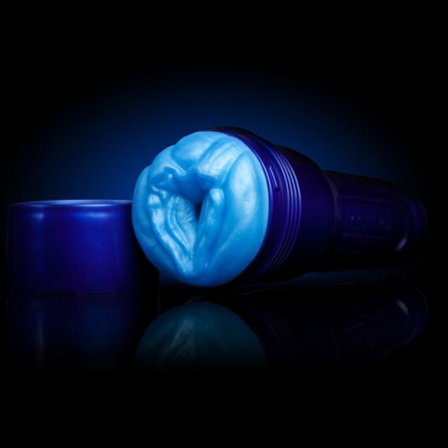 Мастурбатор у колбі Вагіна синього кольору Fleshlight Freaks Alien - 7