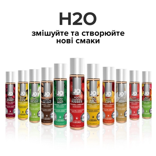 Лубрикант для минета и кунилингуса вкус клубники System JO H2O 120 мл - 5