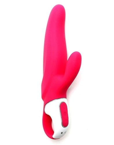 Вибратор-кролик силиконовый со стимуляцией клитора Satisfyer Vibes Mr. Rabbit - 1