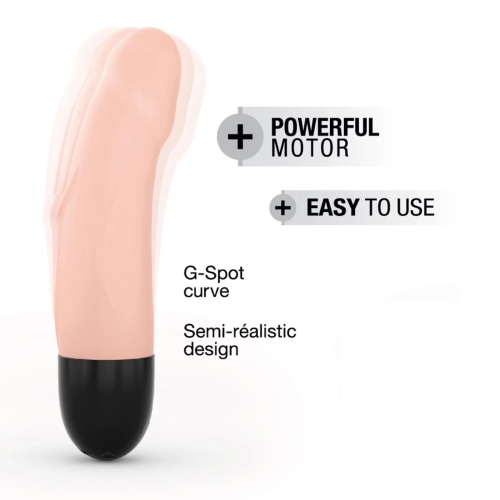 Вибратор реалистичный для точки G телесного цвета Dorcel - 2