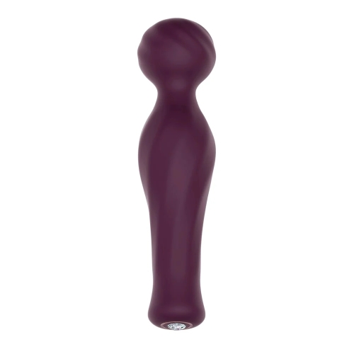 Вібратор-мікрофон із стразом бордовий Dream Toys Essentials Magic Wand - 3