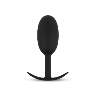 Анальная пробка черного цвета BUTTR Heavy Duty Weighted Butt Plug