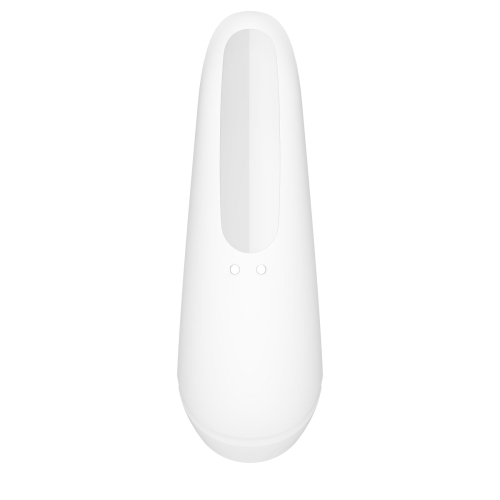 Вакуумный клиторальный стимулятор Satisfyer Curvy 1+ White - 3