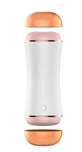 Подвійний мастурбатор Вагіна і ротик з вібростимуляцією BOSS Vibrating Masturbation Cup - 3