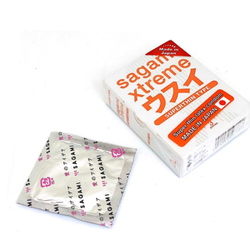 Презервативы Sagami Xtreme Superthin 0,04 (Сагами Экстрим Супертонкие) латексные 3 шт - 2