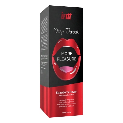 Спрей для глубокого минета с клубничным вкусом Intt Deep Throat Oral Spray Strawberry 12 мл - 3