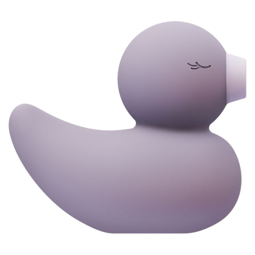 Вакуумний кліторальний стимулятор у вигляді качки сірого кольору CuteVibe Ducky - 1