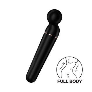 Вибромассажер для стимуляции эрогенных зон черный Satisfyer Planet Wand-er