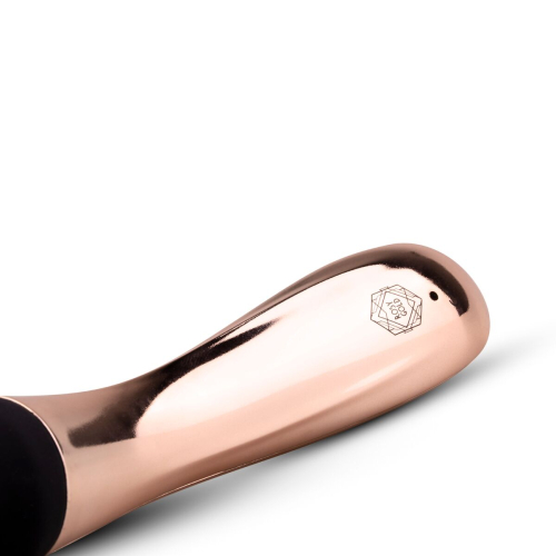 Вибратор микрофон Ванд розовое золото Nouveau Curve Massager - 3