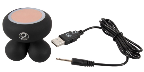 Мини-массажер Ванд универсальный с функцией подогрева черный You2Toys CUPA Warming Mini Massager - 6