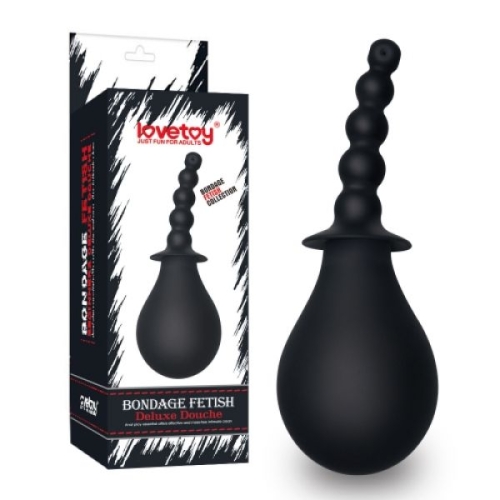 Анальный душ Lovetoy Deluxe Silicone Douche черный - 1