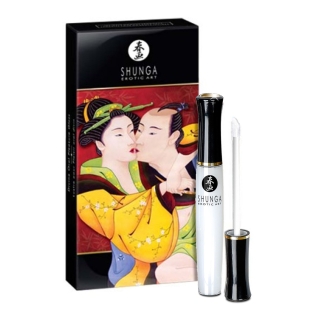 Блиск для губ для пристрасного орального сексу Shunga LIPGLOSS-Полуничне ігристе вино (10 мл) Шунга
