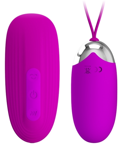 Виброяйцо с вакуумной стимуляцией и пультом ДУ фиолетовое Pretty Love ORTHUS Multifunctional 2 in 1 - 6