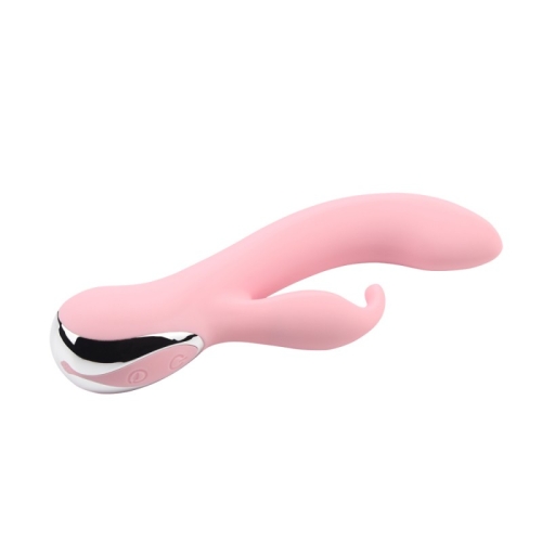 Мультискоростной вибратор нежно розового цвета Chisa Intimate G Rabbit - 3
