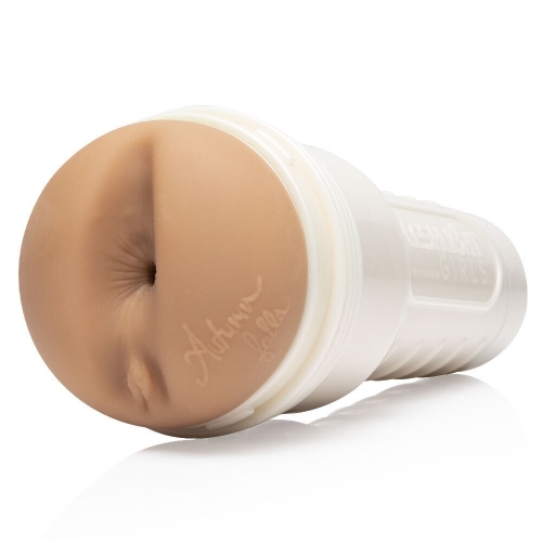 Мастурбатор в колбе анус реалистичный порноактрисы Autumn Falls бежевого цвета Fleshlight - 2