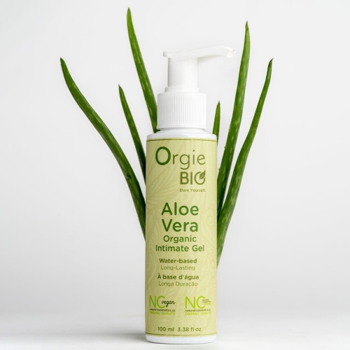 Гель для интимной гигиены на основе сока листья алоэ барбаденсис Orgie Bio Aloe Vera Organic Intimate Gel 100 мл - 4