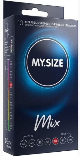 MY SIZE MIX презервативы 60 мм 10 штук Май Сайз Микс - 1