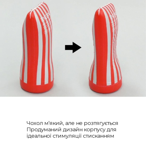 Мастурбатор для члена сдавливаемый Tenga (Тенга) Squeeze Tube Cup GENTLE - 5