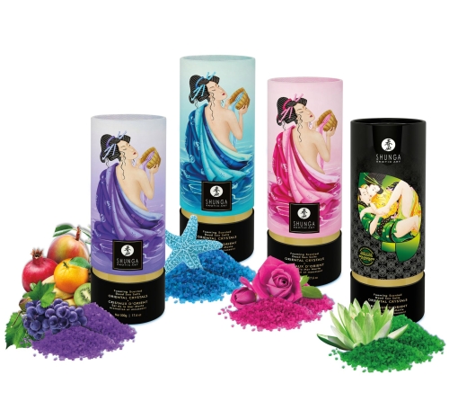 Сіль для ванни з ароматом Лотоса Shunga Oriental Crystals Bath Salts ORGANIC 500 г - 6