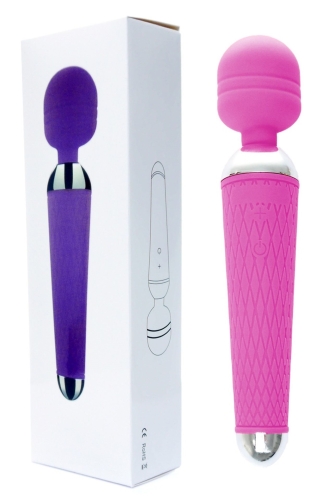 Вібромасажер пульсатор Ванд фіолетового кольору BOSS of TOYS Massager Power Wand - 1