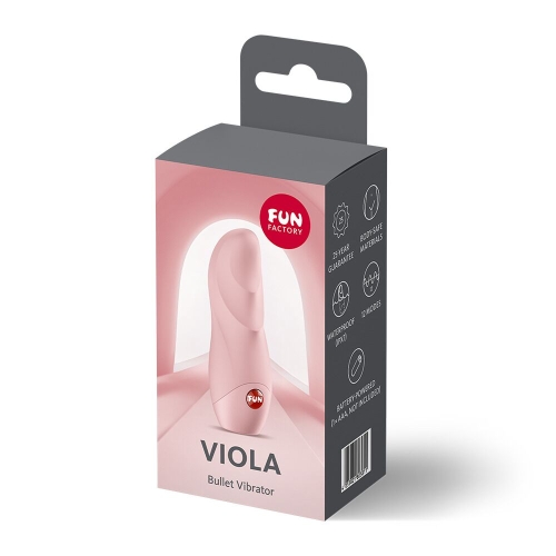 Міні вібратор для клітора рожевий Fun Factory Viola Soft Pink - 7