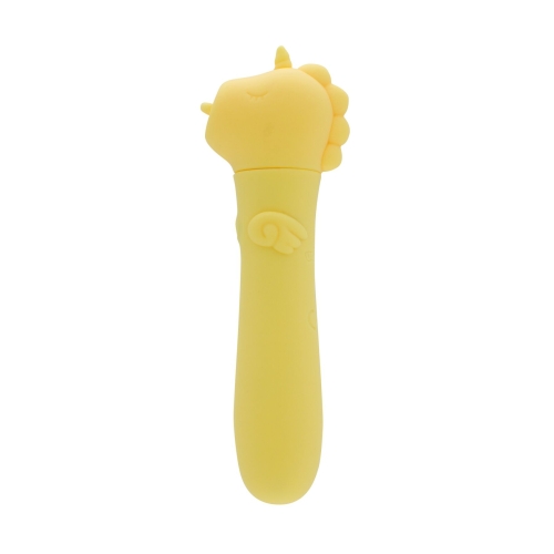 Віброкулька одноріжка для клітора жовтого кольору Unihorn USB Bullet Bean Blossom - 1