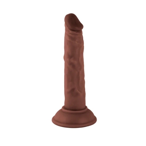 Фалоімітатор реаліст на присосці Realistic Dong Brown Mr. Rude 7.9 коричневий - 2