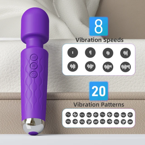 Вибратор Ванд микрофон фиолетовый Ningbo aiLe Microphone - 7