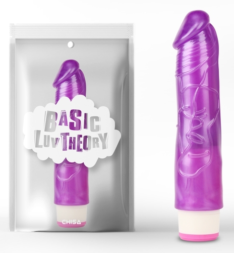 Вібратор реалістичний фіолетовий CHISA Basic Luv Theory Sexy Whopper - 1