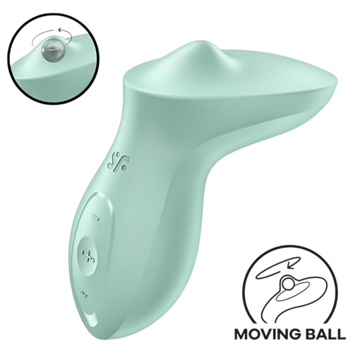 Вібратор для клітора ментоловий Satisfyer Exciterrr - 1