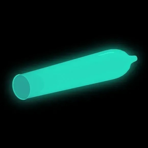 Презерватив латексный светящийся в темноте One Glowiing Pleasures 1 штука - 3