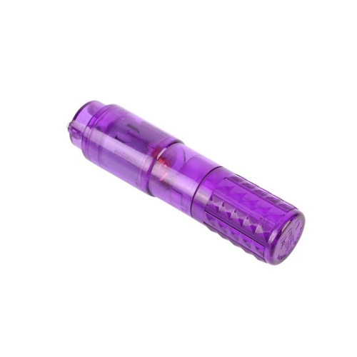 Кліторальний пластиковий стимулятор фіолетового кольору Chisa Тhe Ultimate Mini Massager - 3