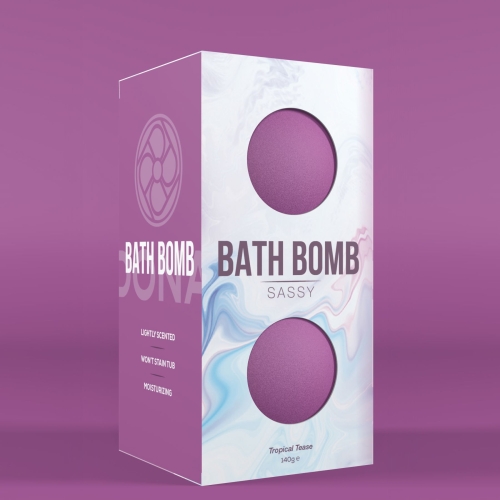 Бомбочка для ванни з ароматом тропіків Dona Bath Bomb-Sassy-Tropical Tease (140 гр) - 2