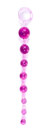 Анальні намиста фіолетові Jelly Anal Beads SKN-ANL033 - 1