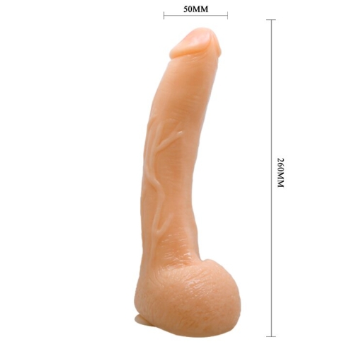 Фалоімітатор реалістичний на присоску з вигином Lybaile Penis - 7