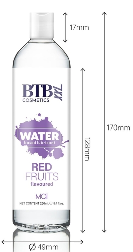 Лубрикант на водной основе с ароматом лесных ягод Mai BTB 250 мл - 3