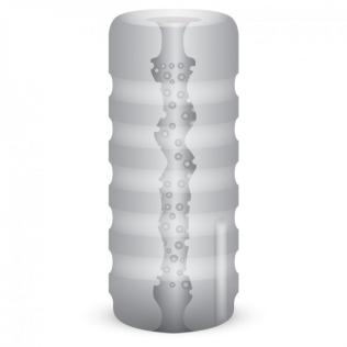 Мастурбатор для мужчин с вибропулей прозрачного цвета Zolo Girlfriend Squeezable Vibr Stroker