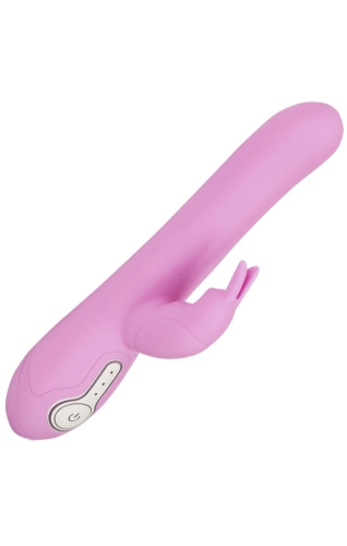 Вібратор - кролик із відростком для клітора рожевий The intelligent Rabbit Vibrator - 4