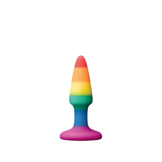 Анальна пробка кольору веселки DREAM TOYS COLOURFUL LOVE