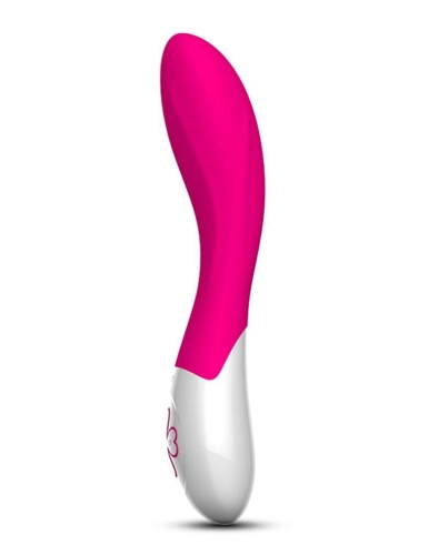 Вибратор силиконовый красного цвета Leten Lily - 4