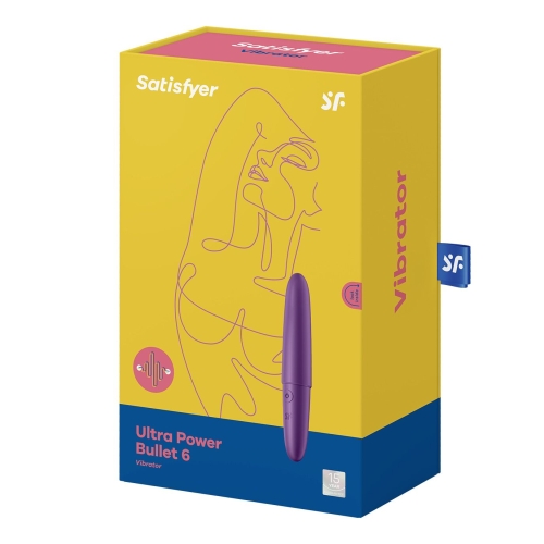 Кліторальний вібратор фіолетовий Satisfyer Ultra Power bullet 6 - 7
