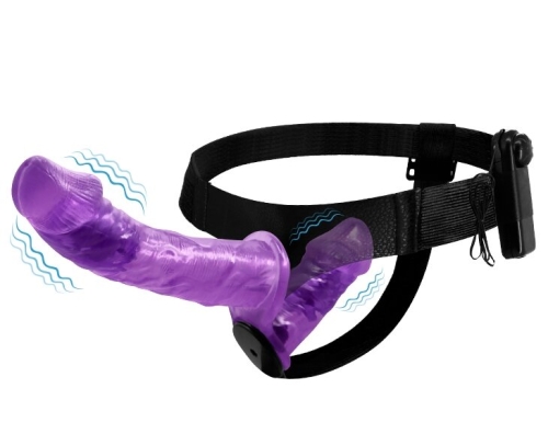 Страпон на трусиках с вибрацией с 2-мя вибромоторами ULTRA PASSIONATE HARNESS STRAP-ON - 2