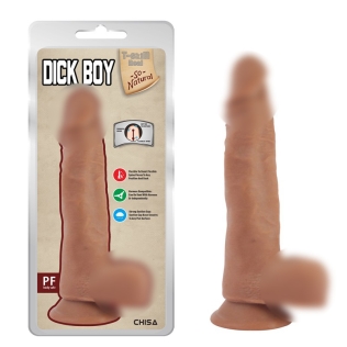 Фалоімітатор реалістичний на присосці бежевого кольору Chisa Dick Boy
