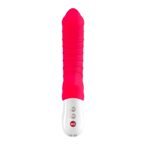 Вибратор для точки G Fun Factory TIGER india red, ребристый, подходит для анальной стимуляции - 2